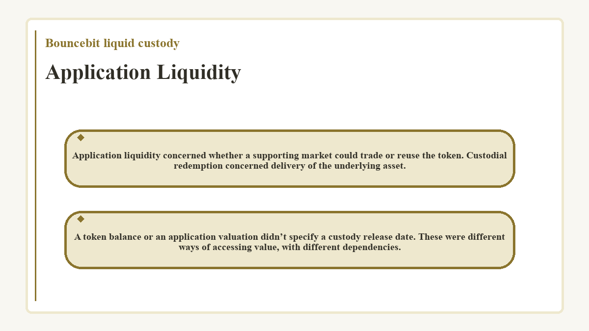 Visual summary: Bouncebit liquid custody: Application Liquidity